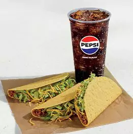 3 Crunchy Tacos Combo
