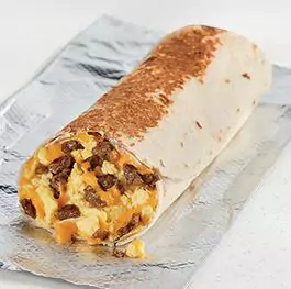 Cheesy Toasted Breakfast Burrito Sausage
