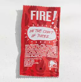 Fire Sauce Packet
