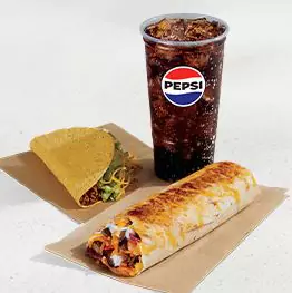 Steak Grilled Cheese Burrito Combo
